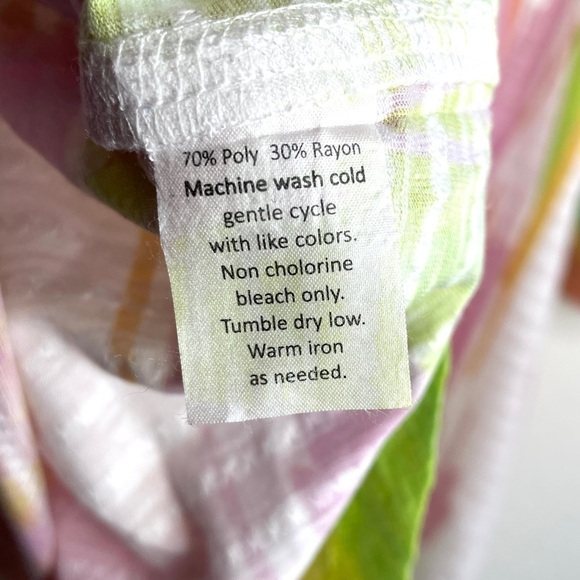 Atelier 5 By Gozde Yilmaz Multicolor 3/4 Sleeve Fringe V Neck Top - Picture 7 of 7